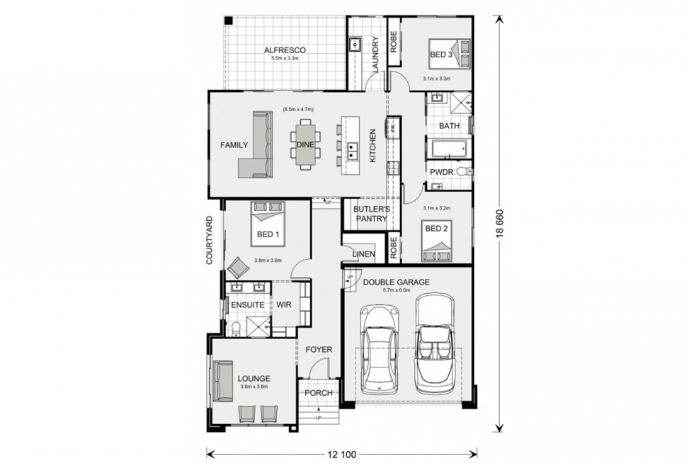 Long Bay facade-Recovered floorplan